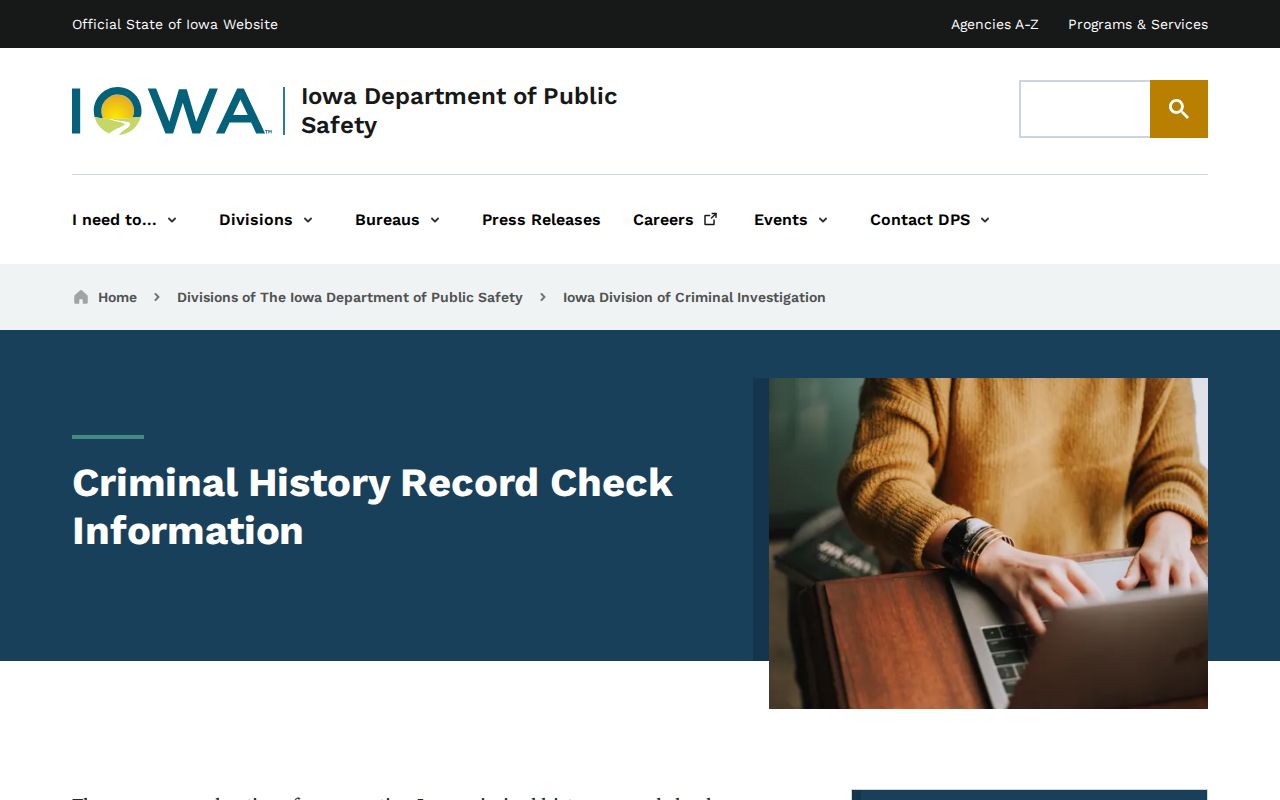 Cherokee County arrest records through Iowa DCI information