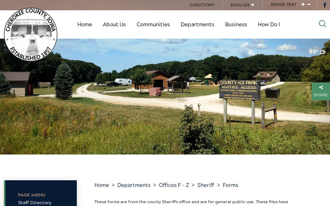 Cherokee County arrest search sheriff forms directory